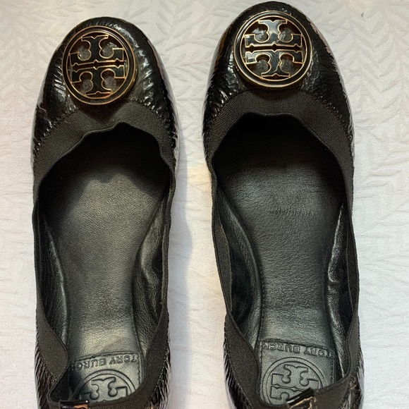 Black Tory Burch Flats - Picture 1 of 3